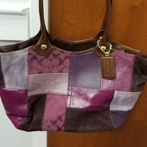 Coach patchwork handbag